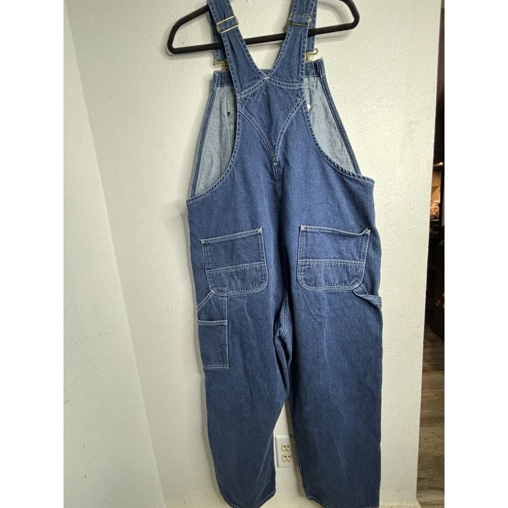 Carhartt Loose-Fit Denim Bib Overalls Men’s  38x28
